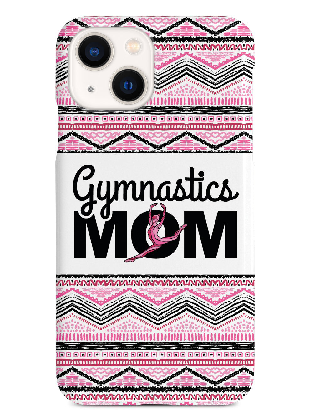 Pink Gymnastics Mom - White Case