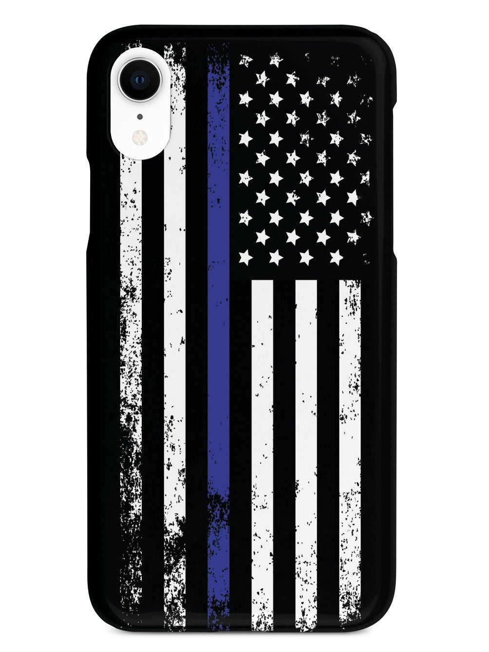 Downward American Flag - Thin Blue Line Case