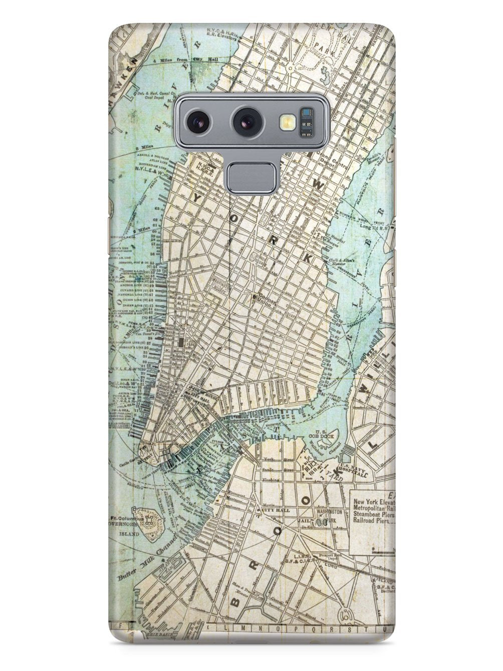 Old Street Map of New York Case