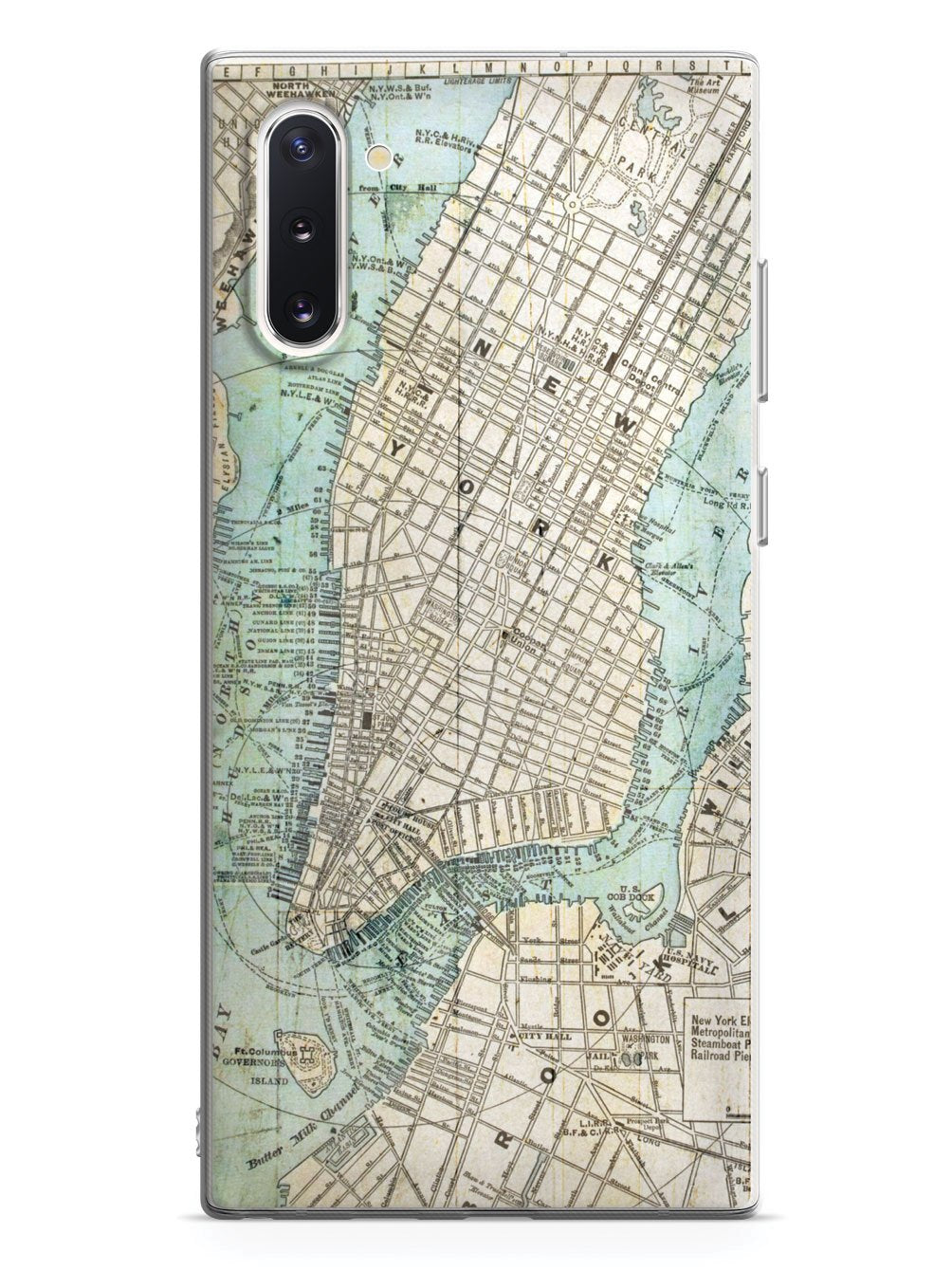 Old Street Map of New York Case