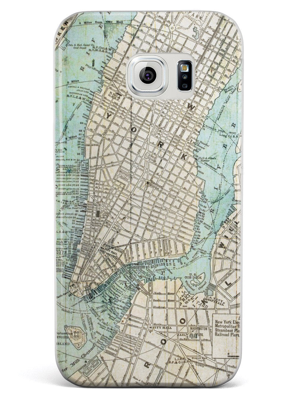 Old Street Map of New York Case