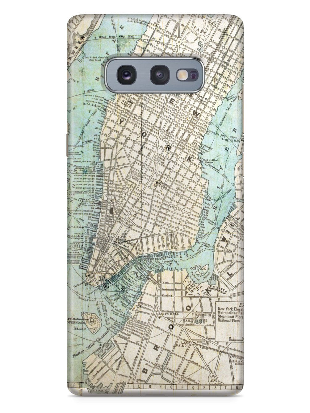 Old Street Map of New York Case
