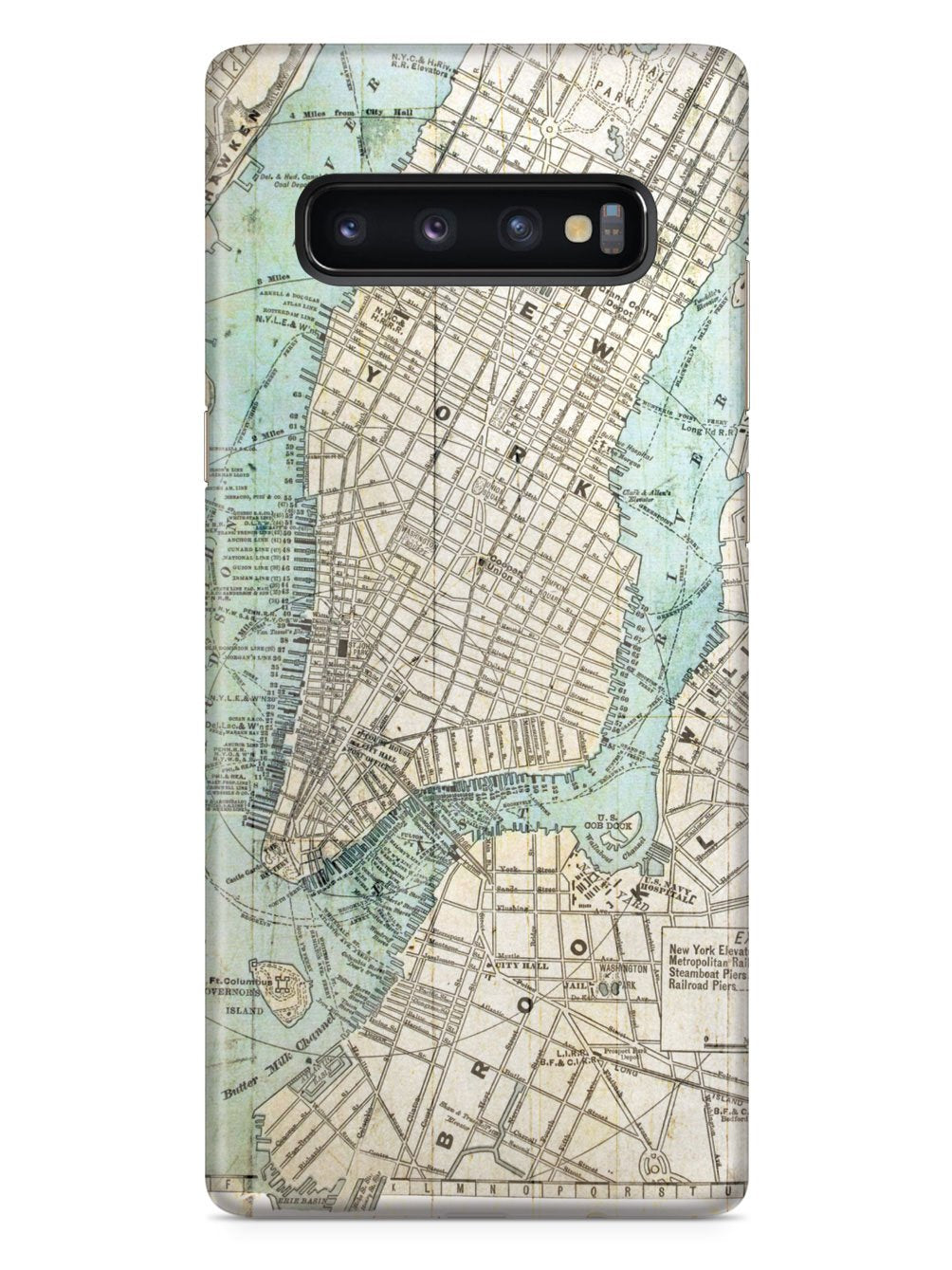 Old Street Map of New York Case