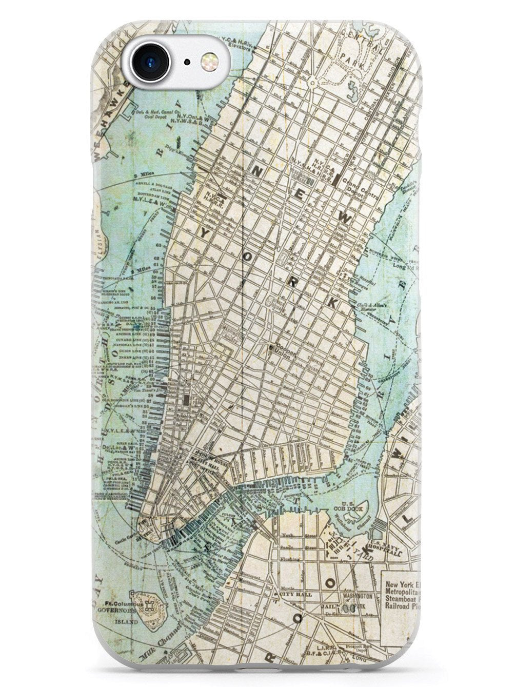 Old Street Map of New York Case