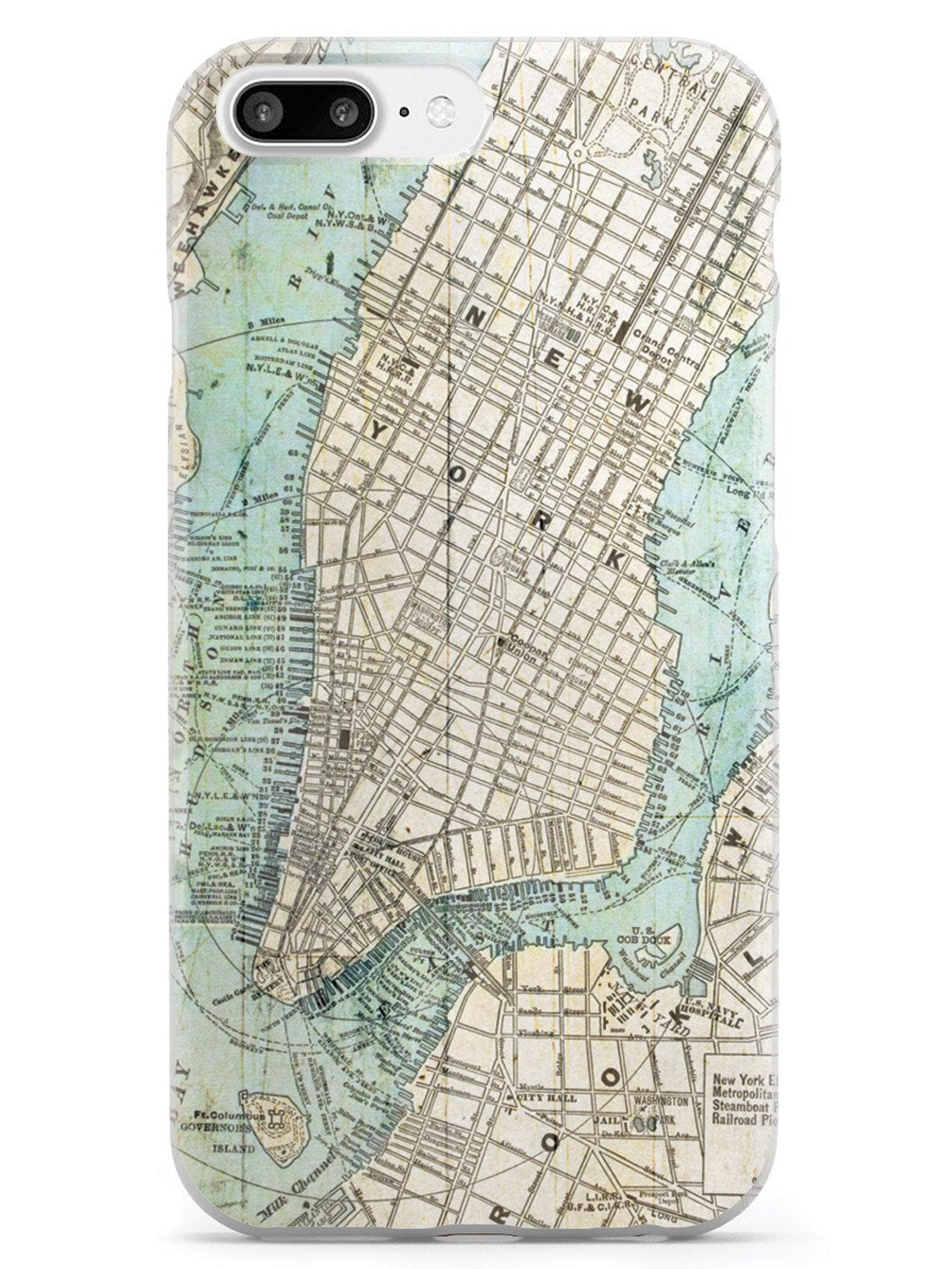 Old Street Map of New York Case