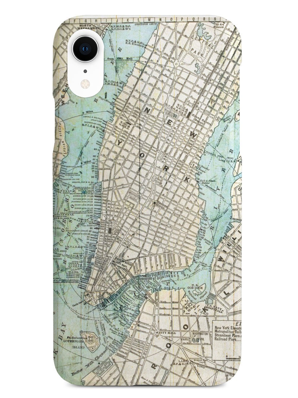 Old Street Map of New York Case