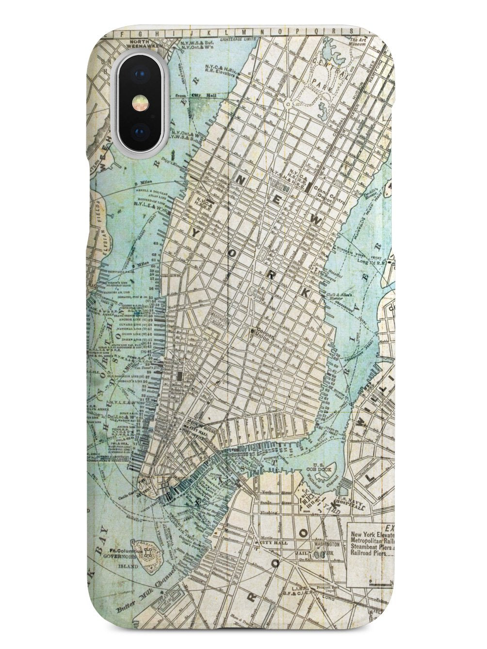 Old Street Map of New York Case