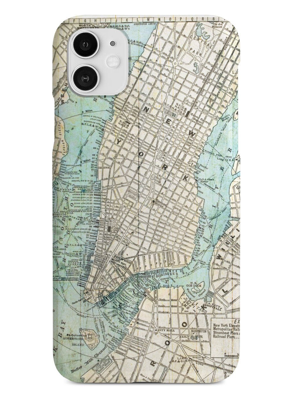 Old Street Map of New York Case