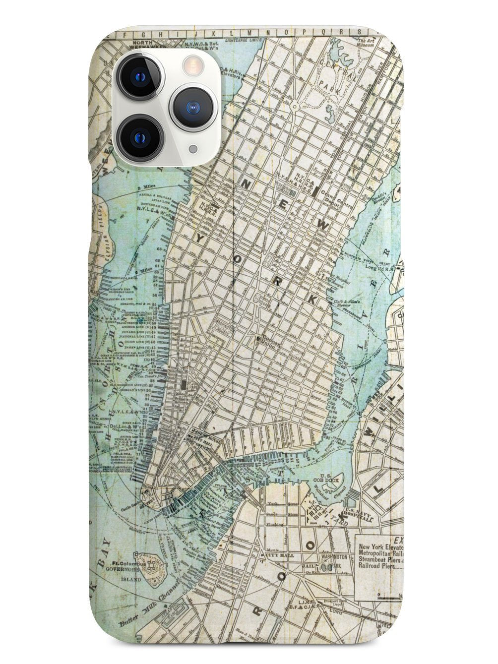 Old Street Map of New York Case