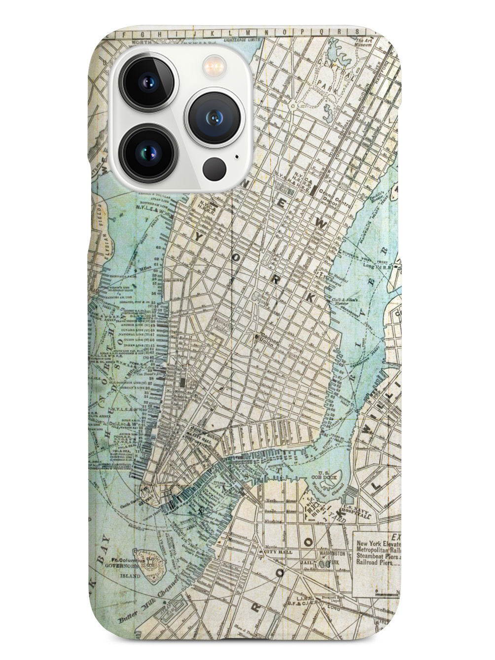 Old Street Map of New York Case