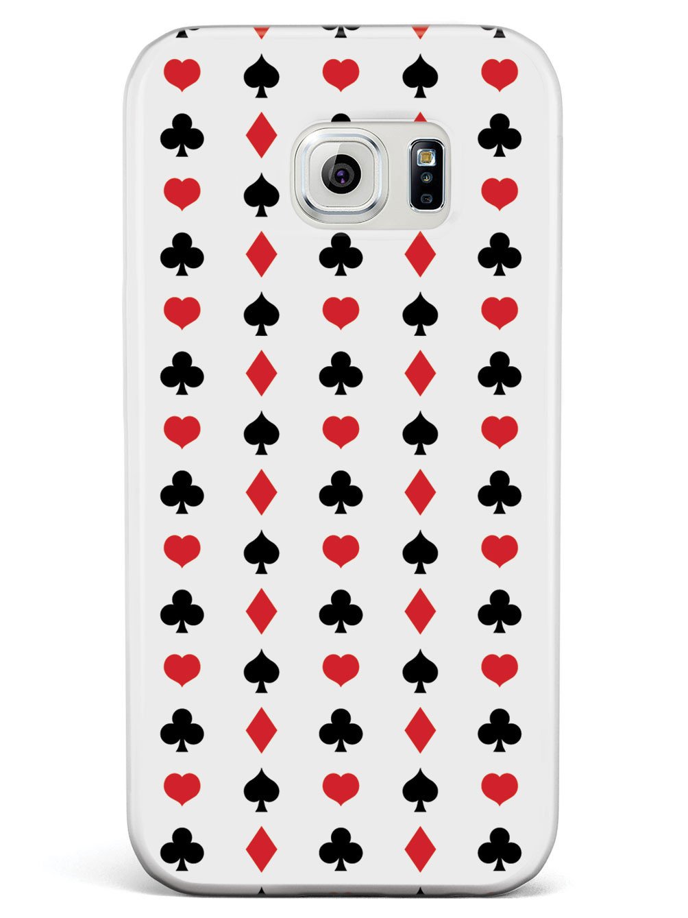 Playcard Suit Pattern - White Case