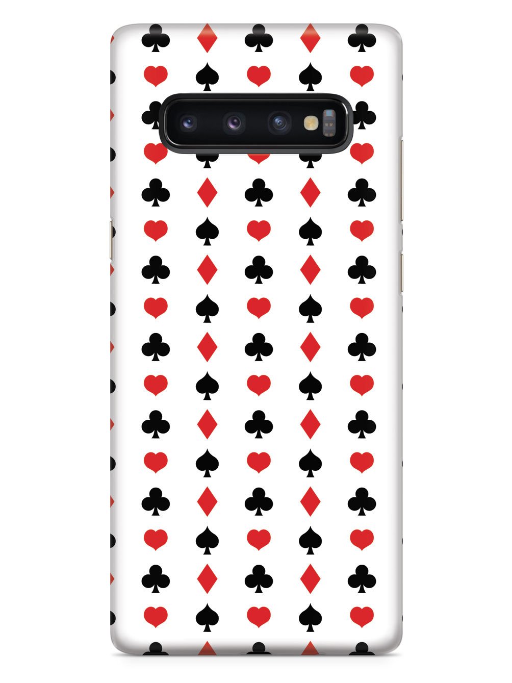 Playcard Suit Pattern - White Case