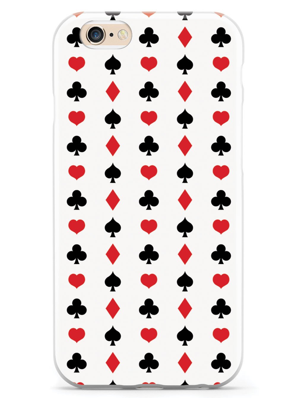Playcard Suit Pattern - White Case