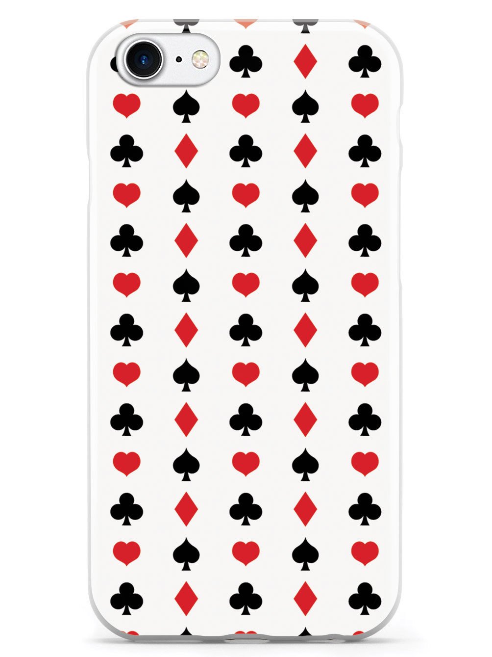 Playcard Suit Pattern - White Case