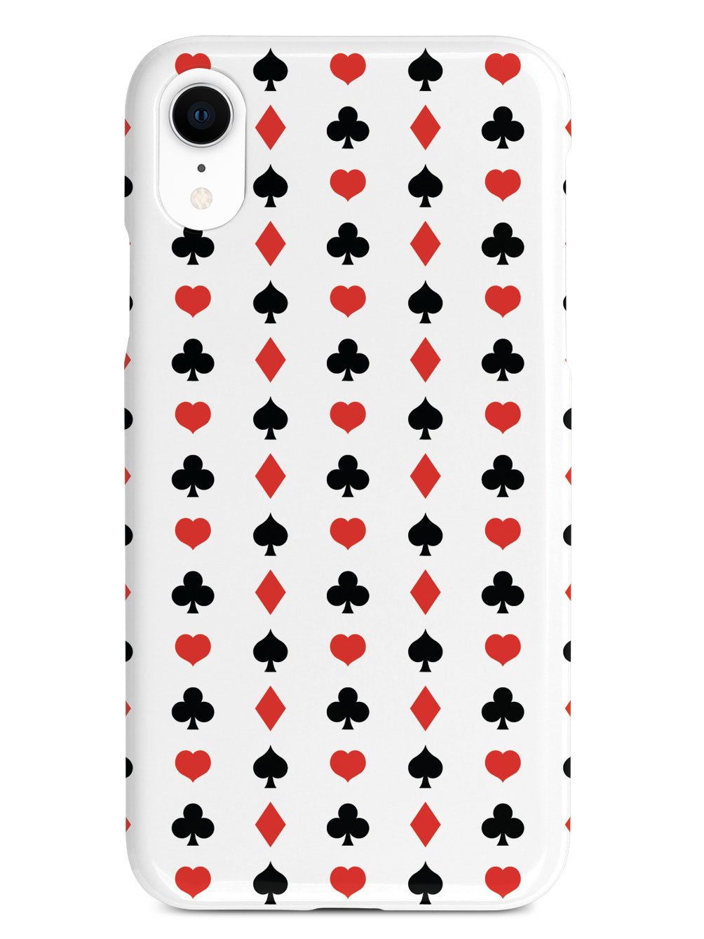 Playcard Suit Pattern - White Case