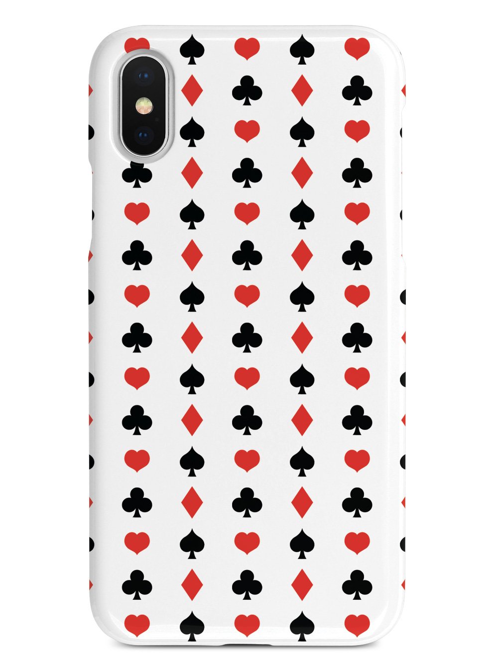 Playcard Suit Pattern - White Case