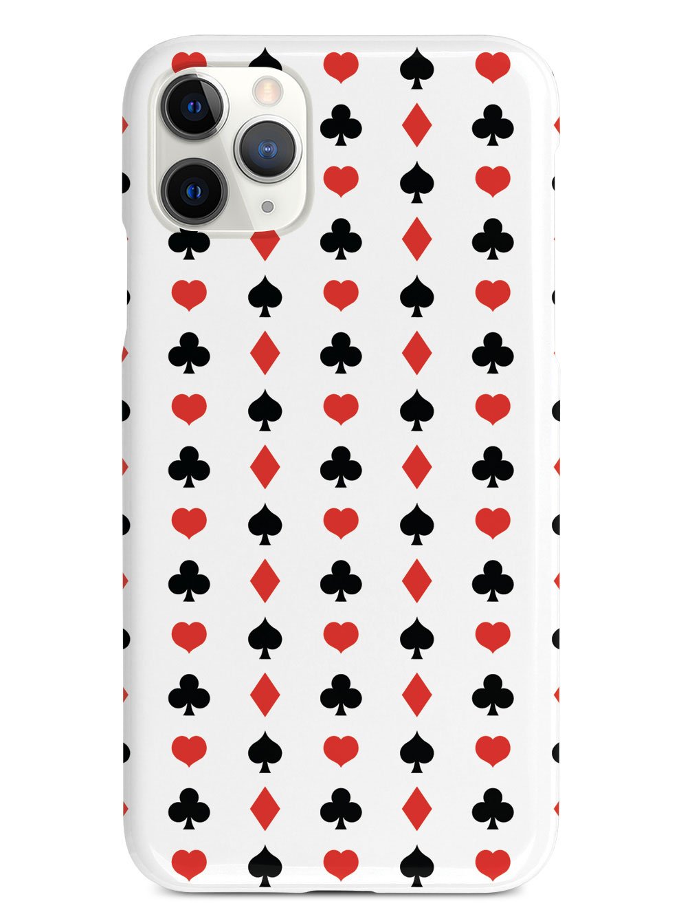 Playcard Suit Pattern - White Case