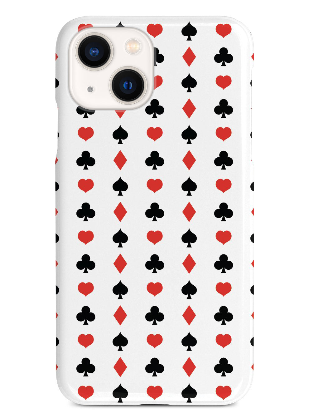 Playcard Suit Pattern - White Case