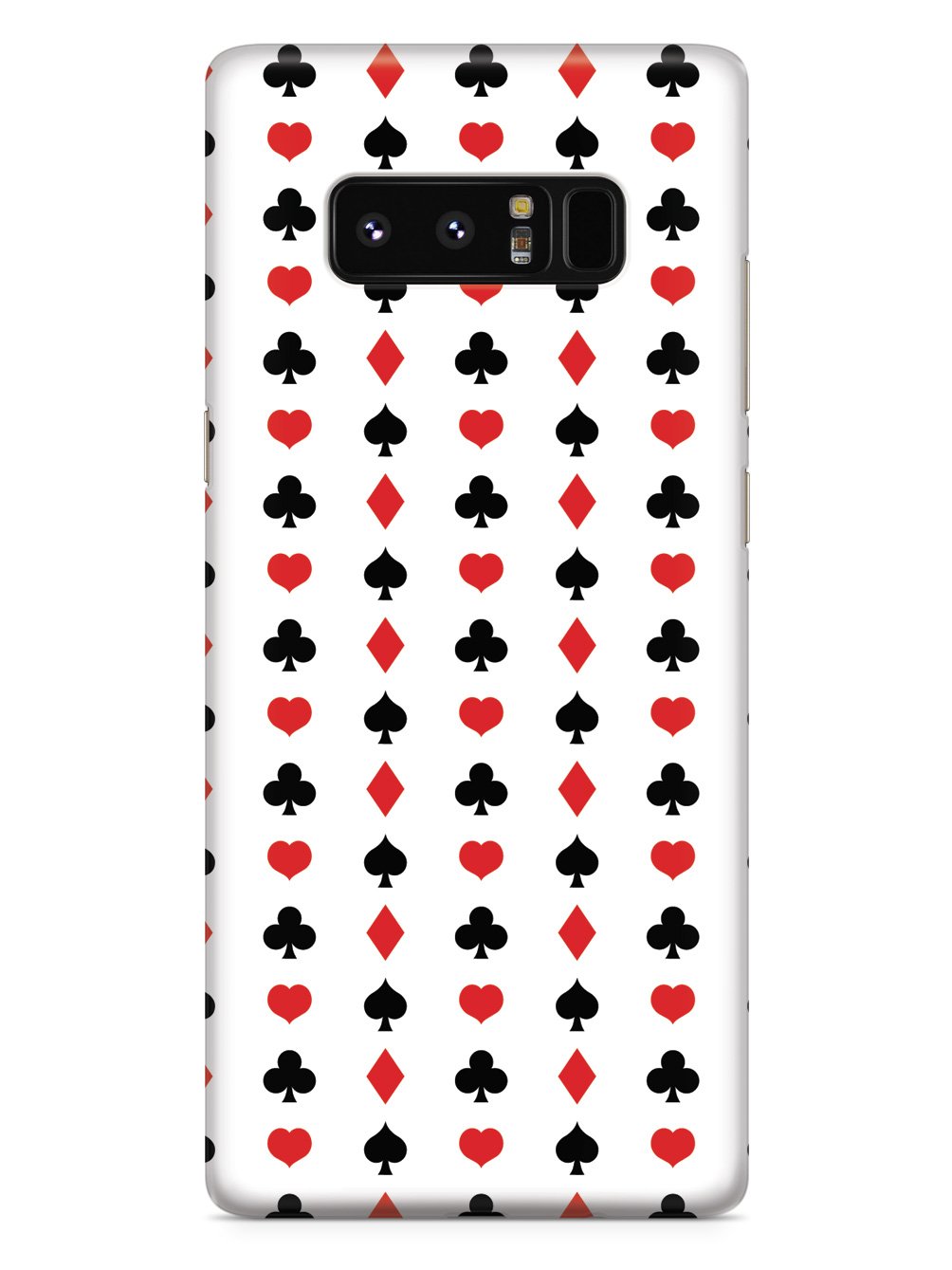 Playcard Suit Pattern - White Case