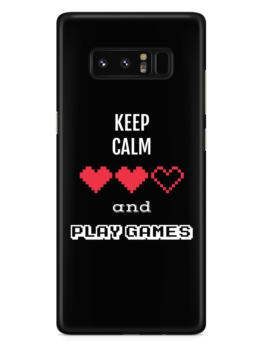 Keep Calm and Play Games - Gamer Case