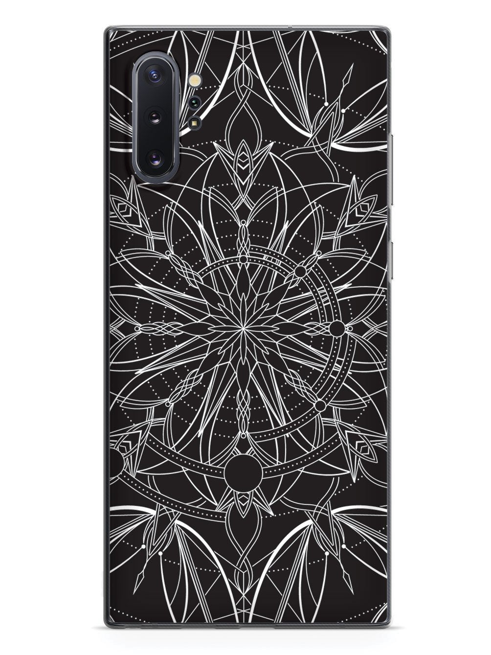 Intricate Mandala Line Art - Black Case