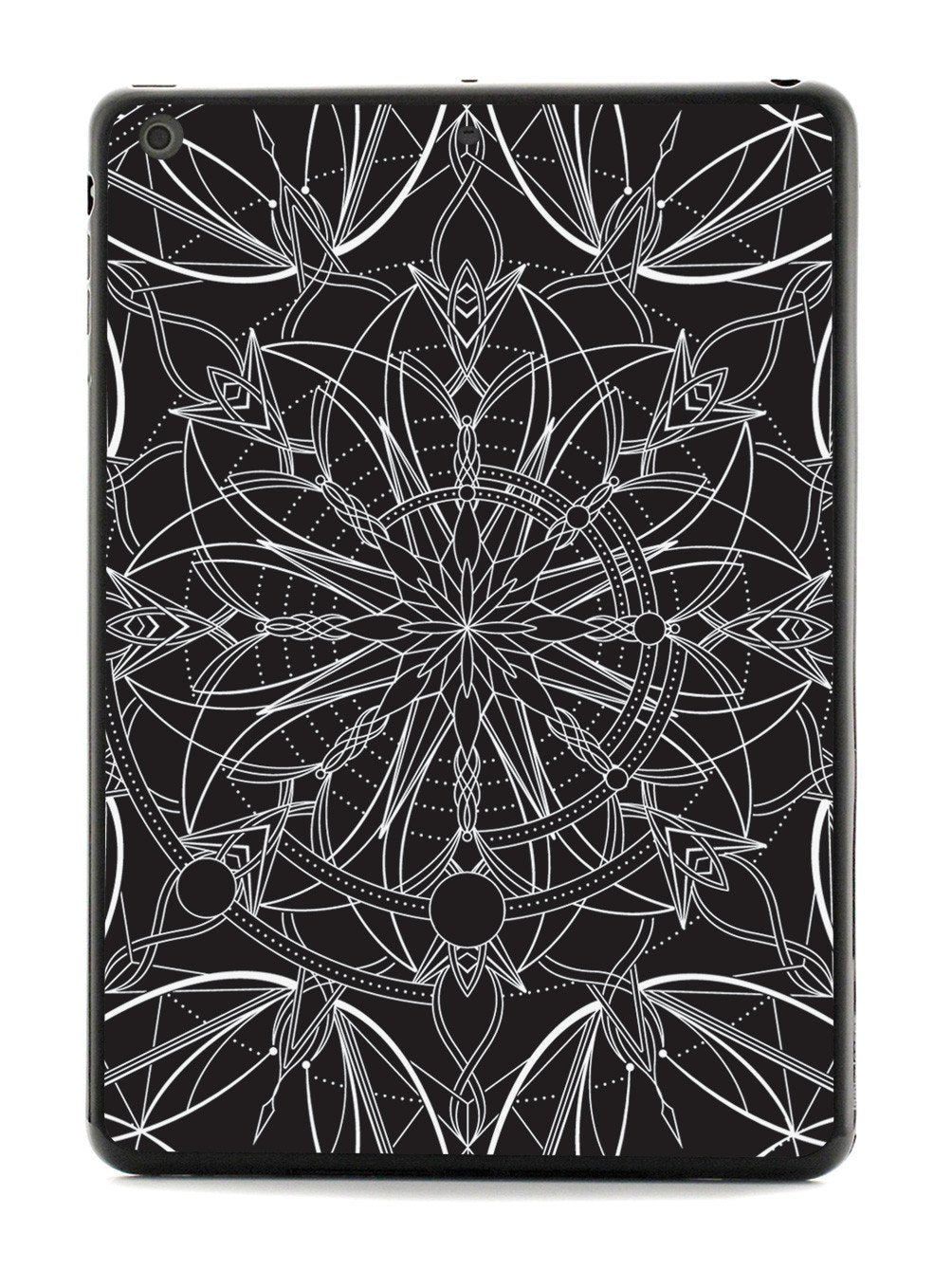 Intricate Mandala Line Art - Black Case