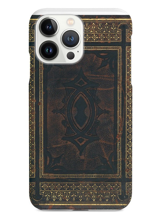 Ancient Book Cover - Brown and Gold Case