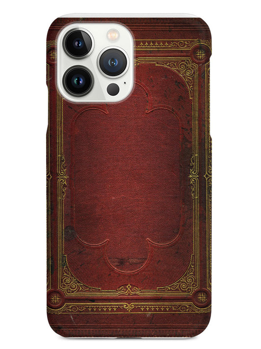 Ancient Book Cover - Red and Gold Case