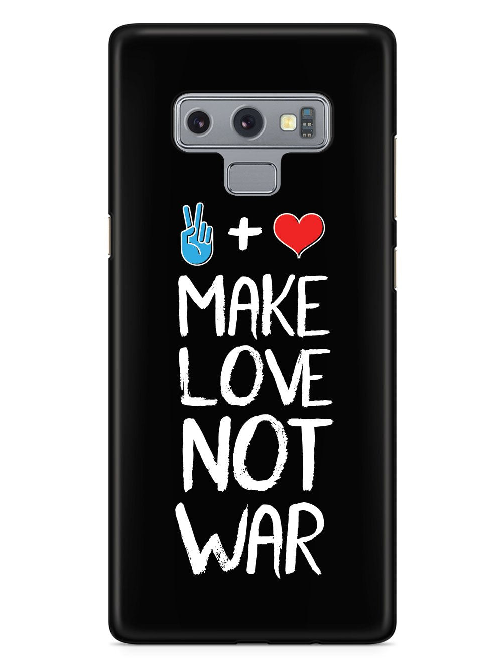 Make Love Not War - Black Case