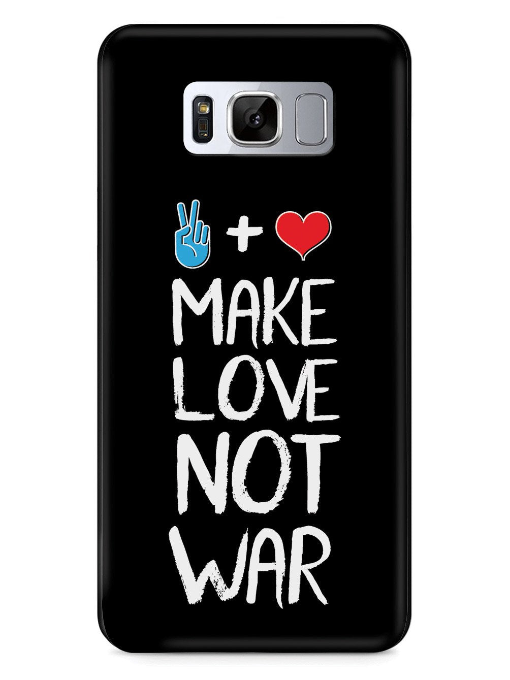 Make Love Not War - Black Case