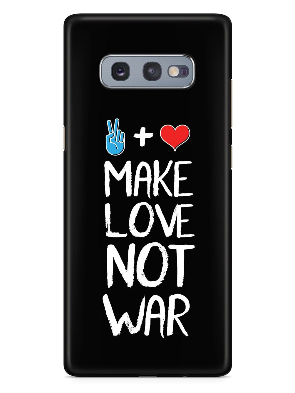 Make Love Not War - Black Case