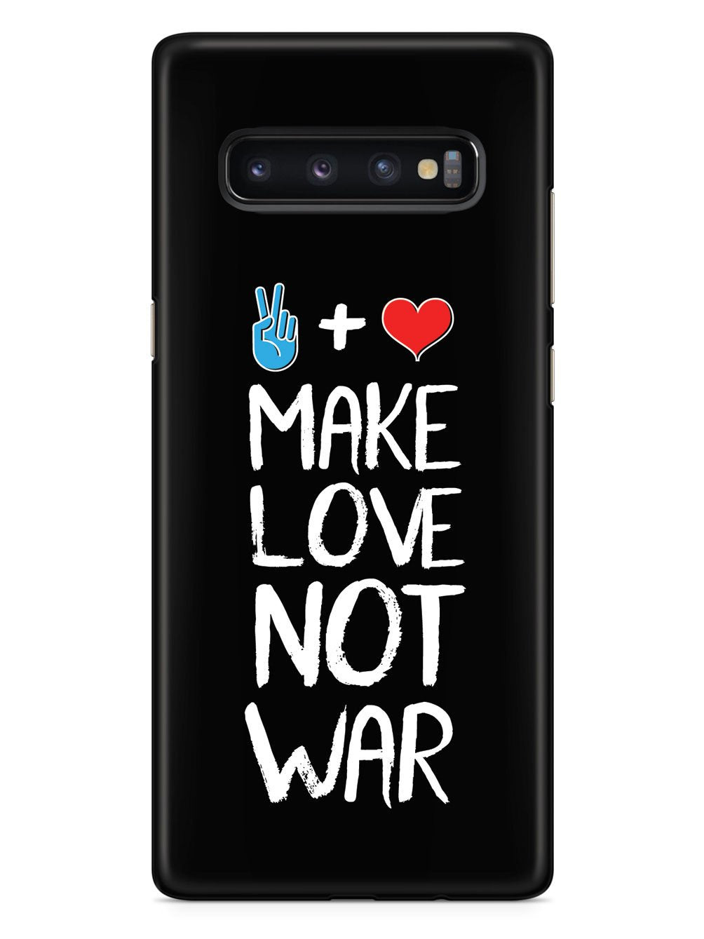 Make Love Not War - Black Case