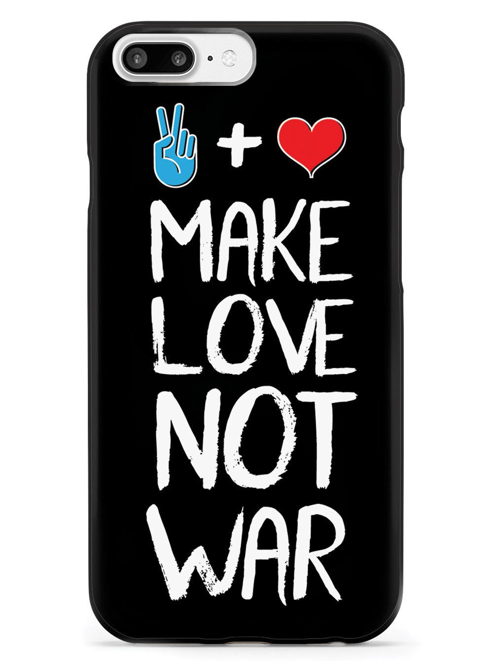 Make Love Not War - Black Case
