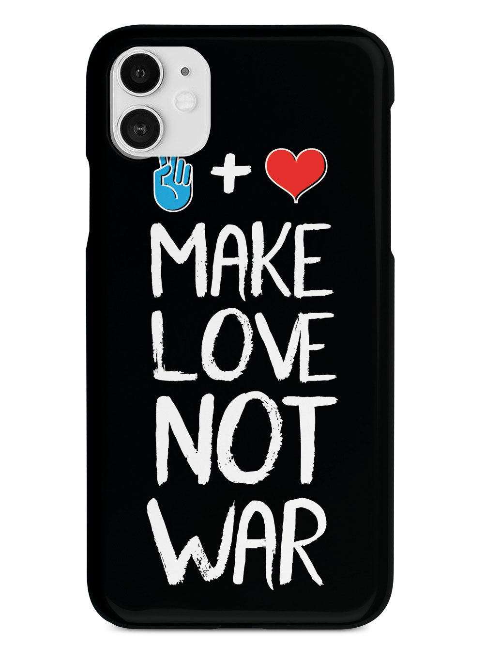 Make Love Not War - Black Case
