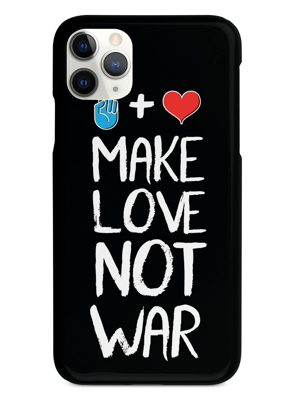 Make Love Not War - Black Case