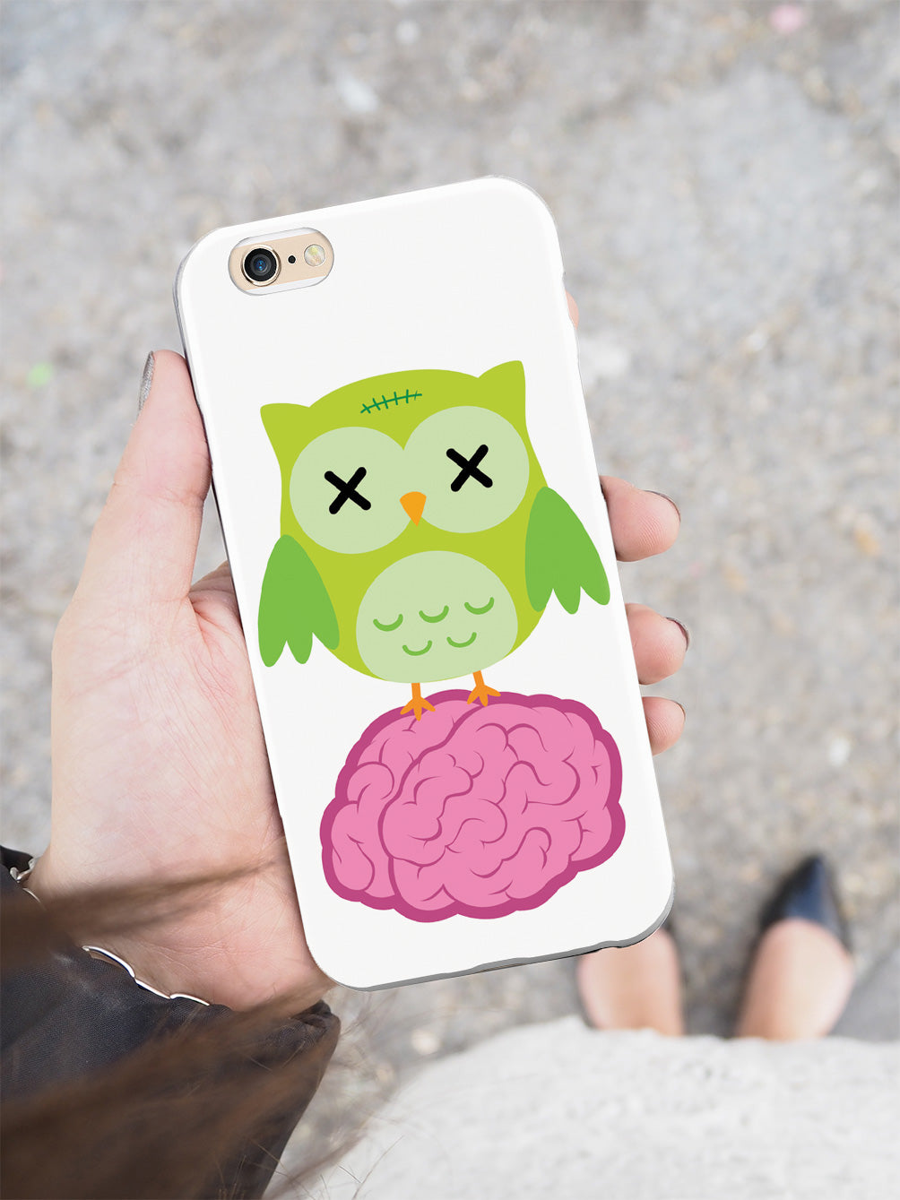 Zombie Owl - White Case