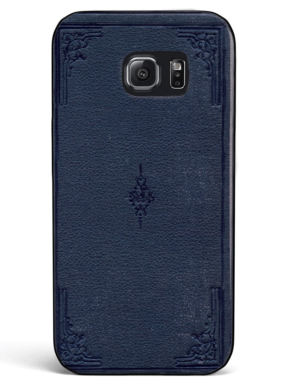 Dark Blue Book Cover - Black Case