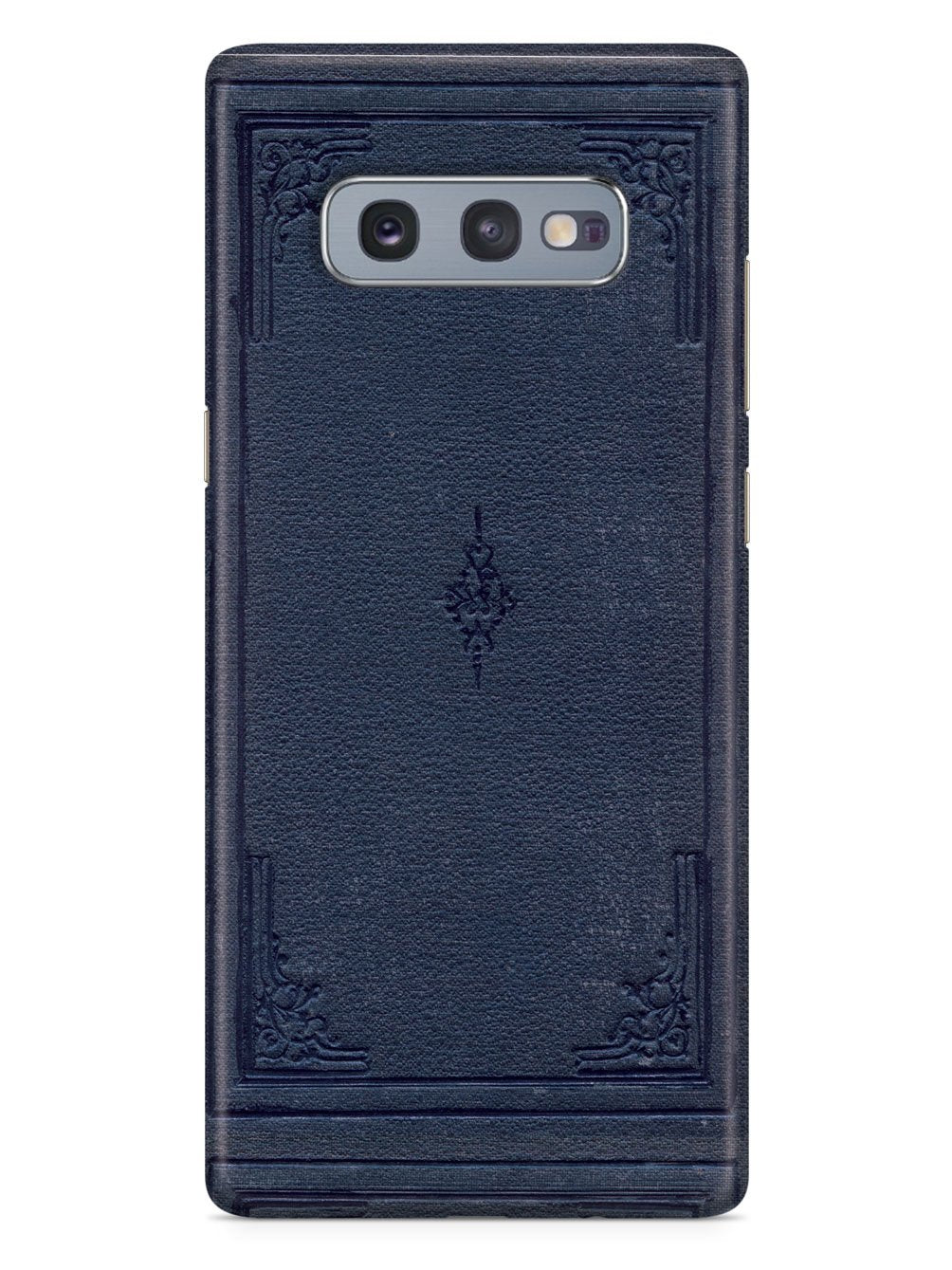 Dark Blue Book Cover - Black Case
