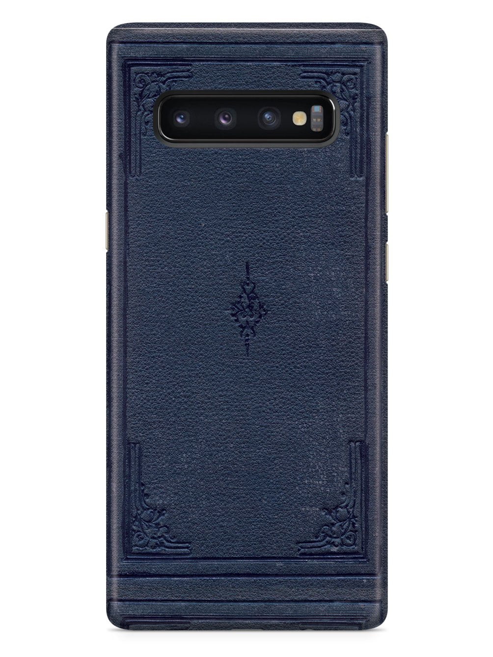 Dark Blue Book Cover - Black Case