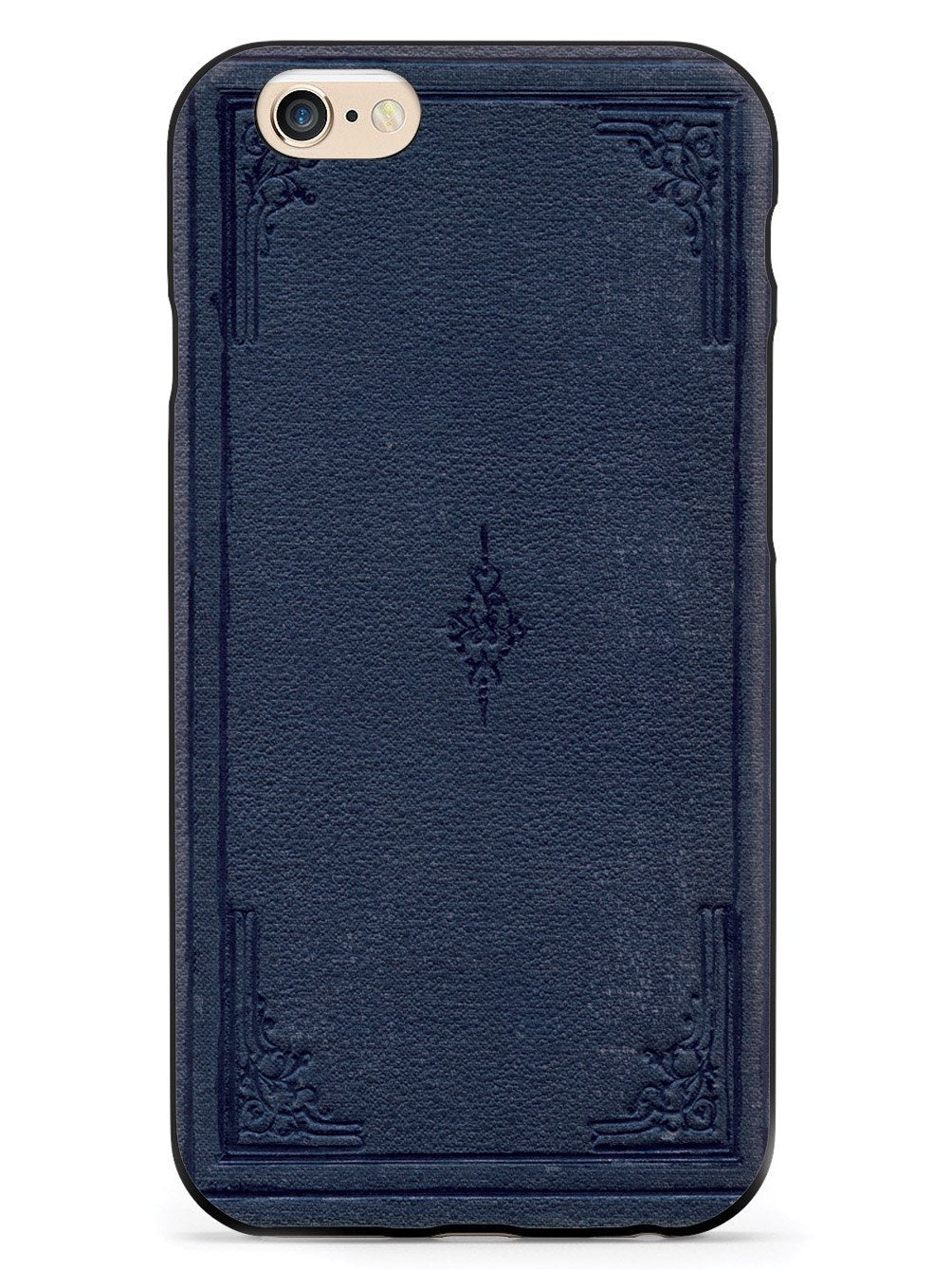 Dark Blue Book Cover - Black Case