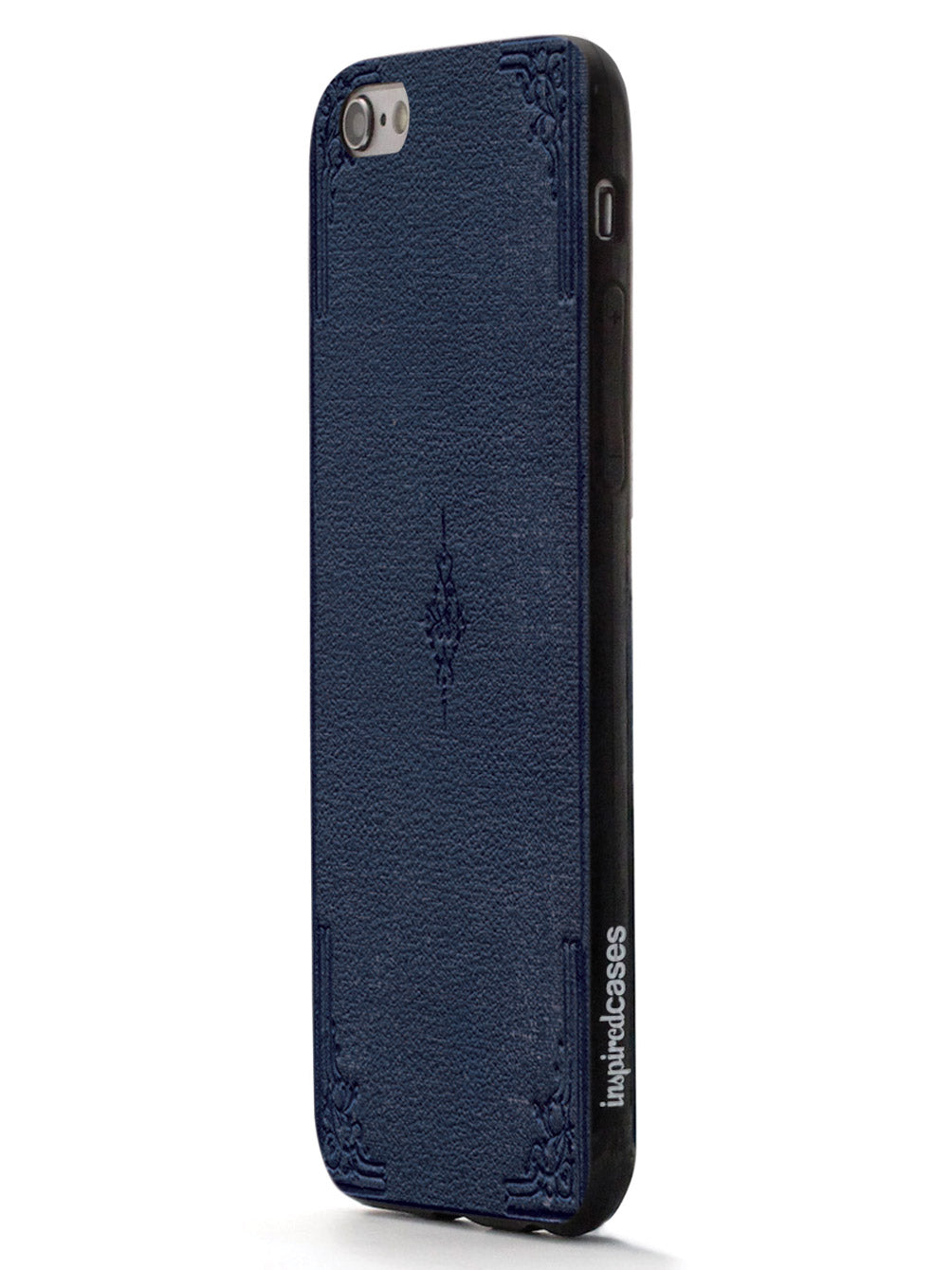 Dark Blue Book Cover - Black Case