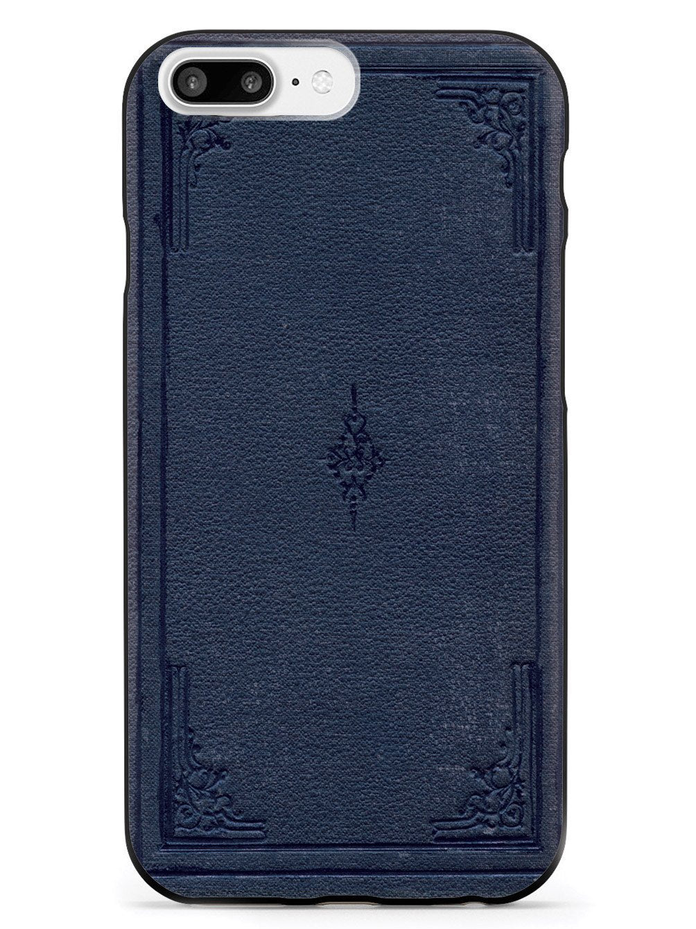 Dark Blue Book Cover - Black Case