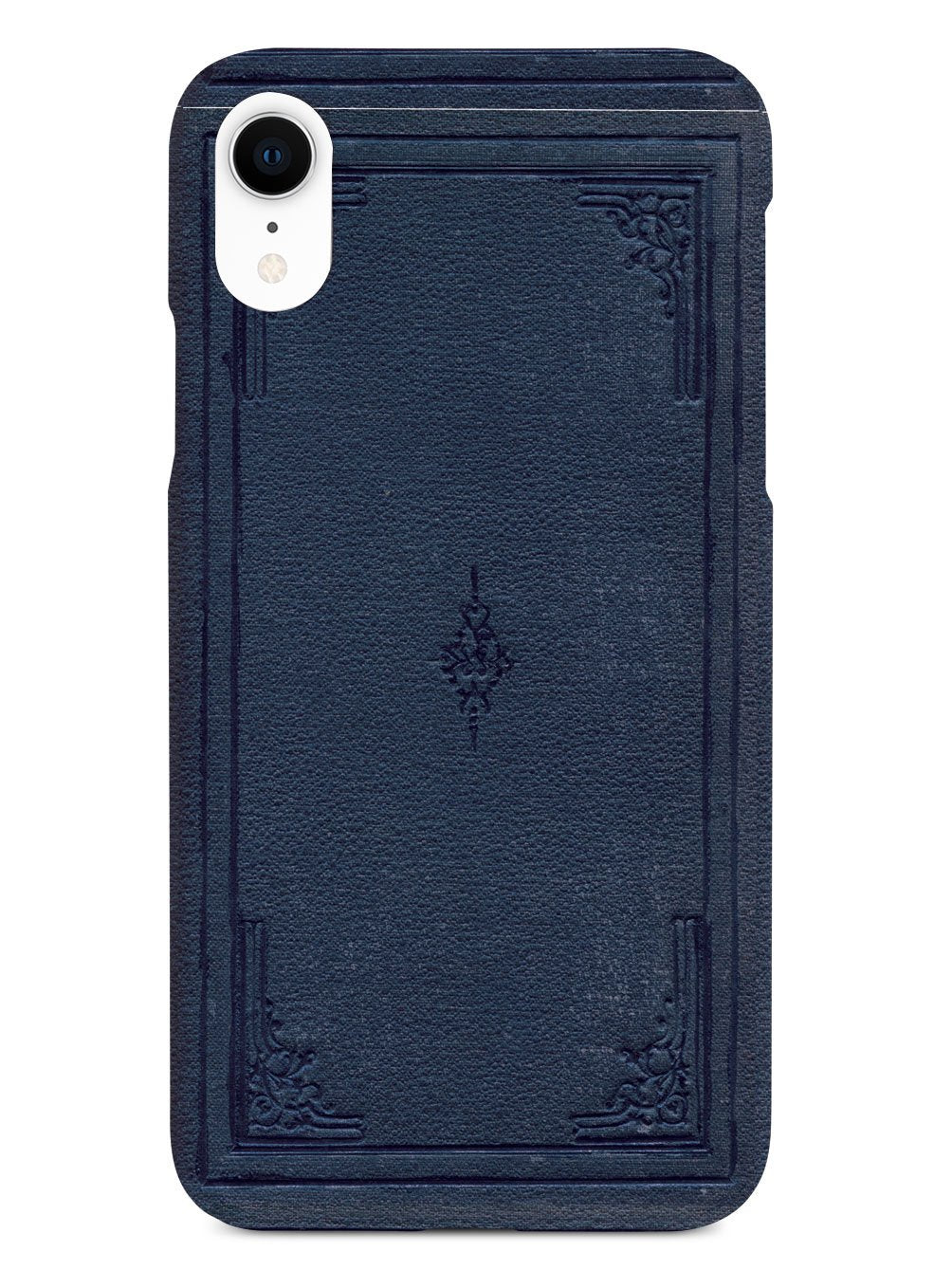 Dark Blue Book Cover - Black Case