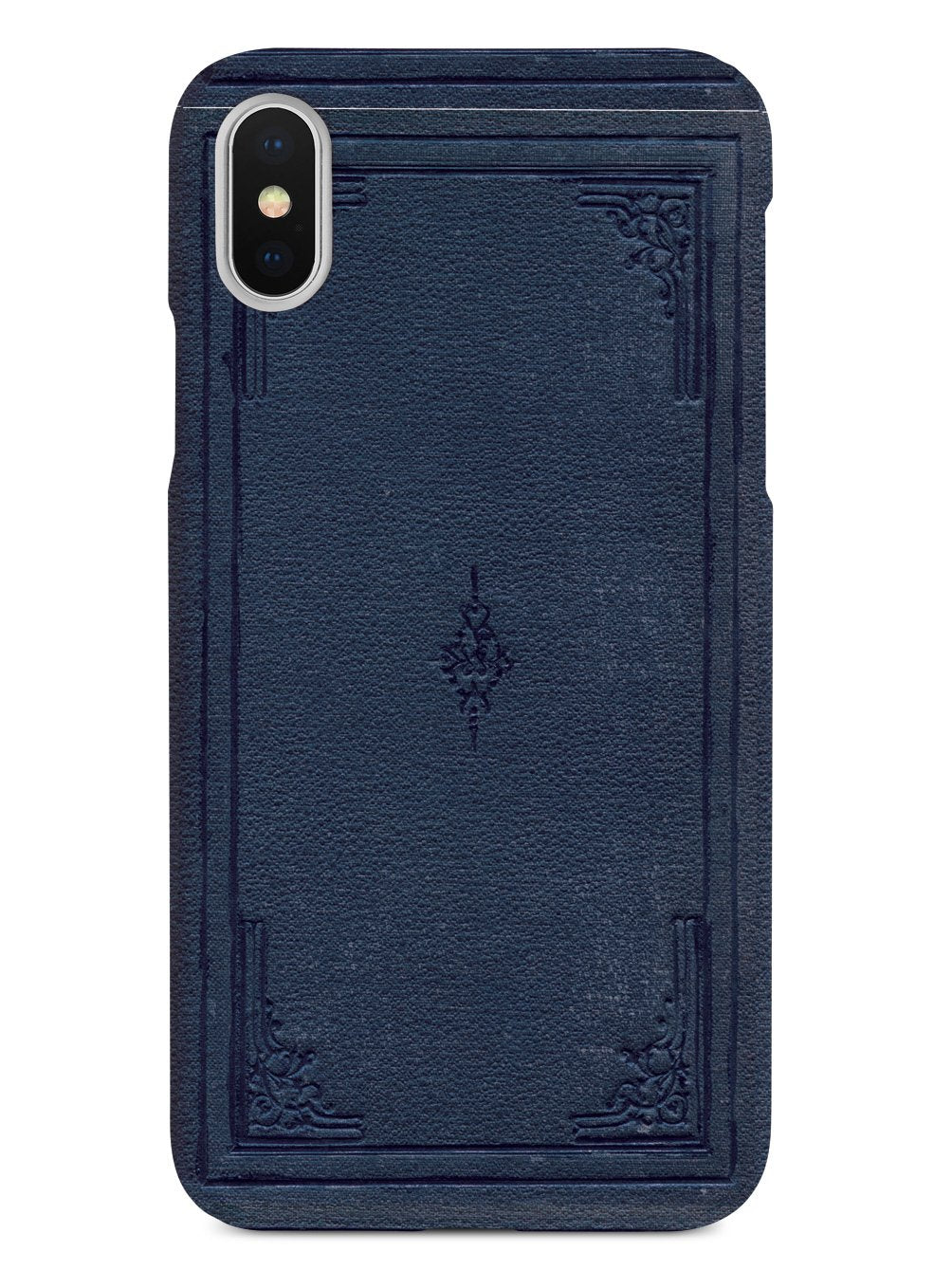 Dark Blue Book Cover - Black Case