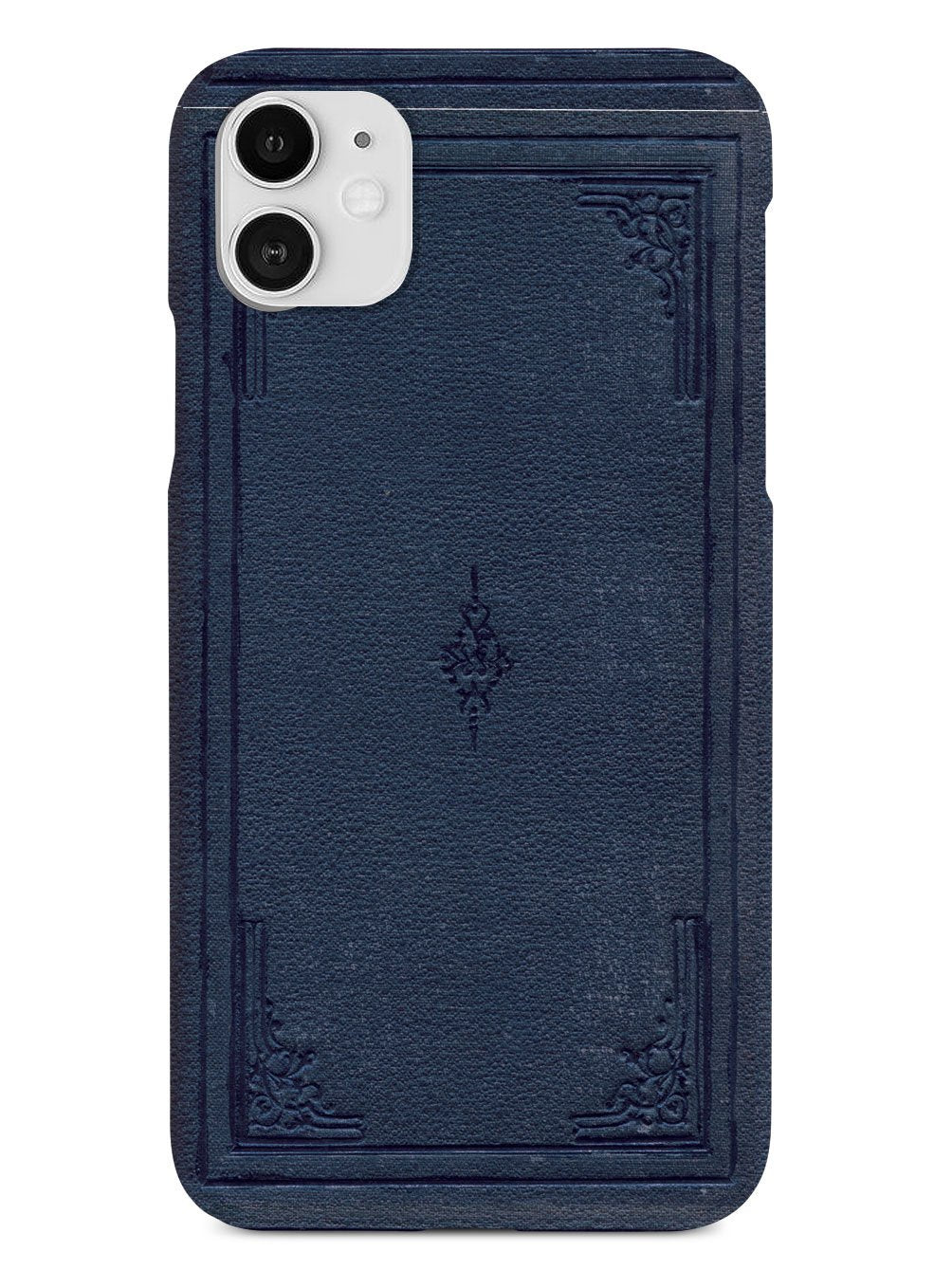 Dark Blue Book Cover - Black Case