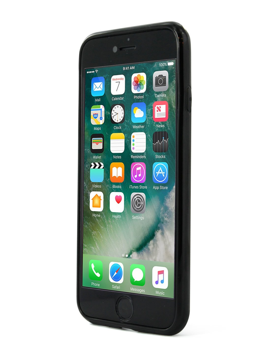 Dark Blue Book Cover - Black Case