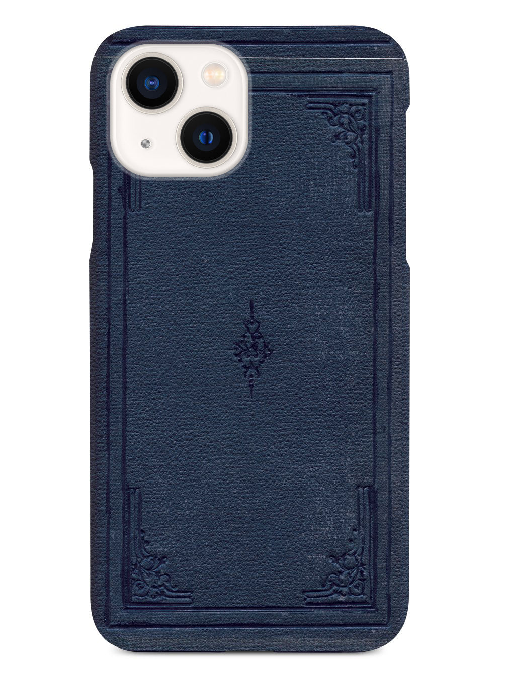 Dark Blue Book Cover - Black Case