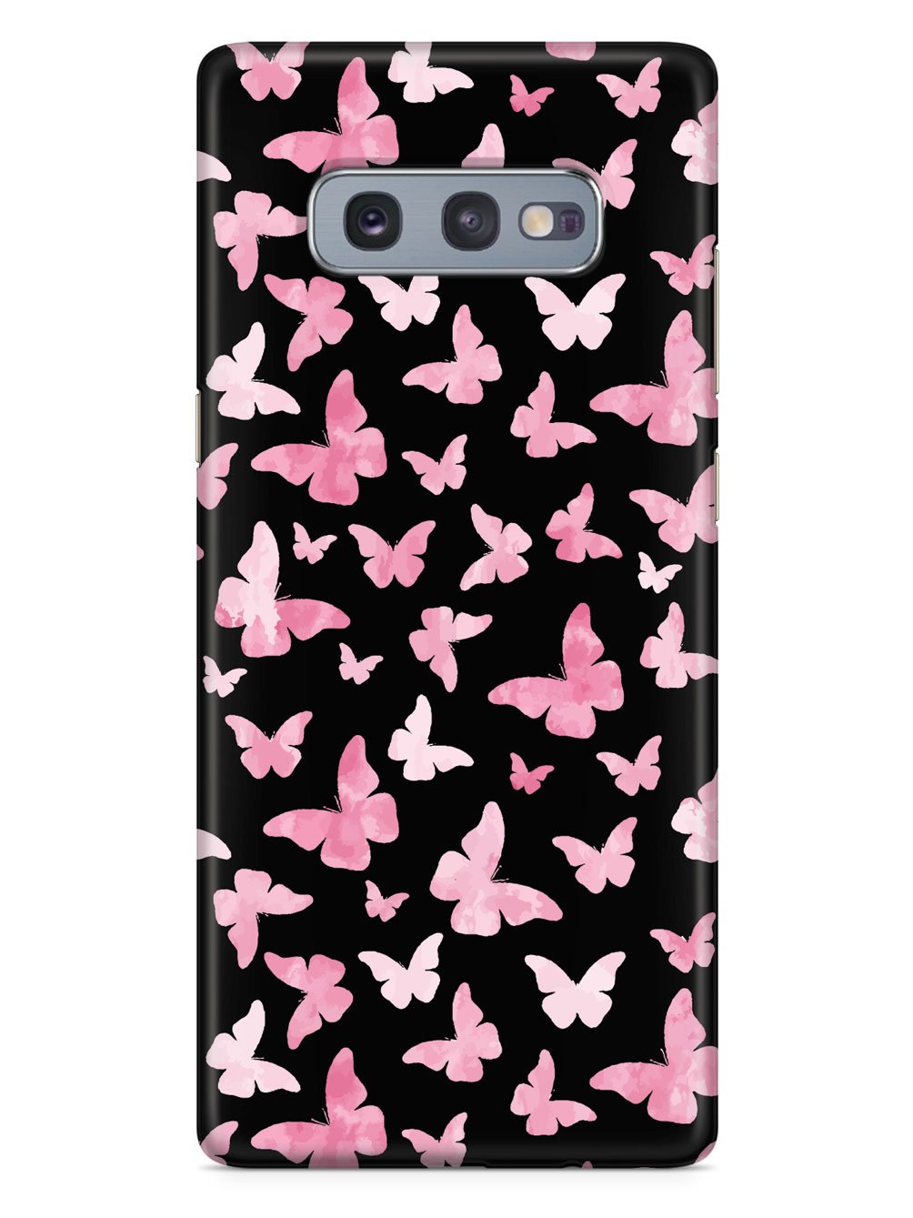Pink Butterflies - Black Case