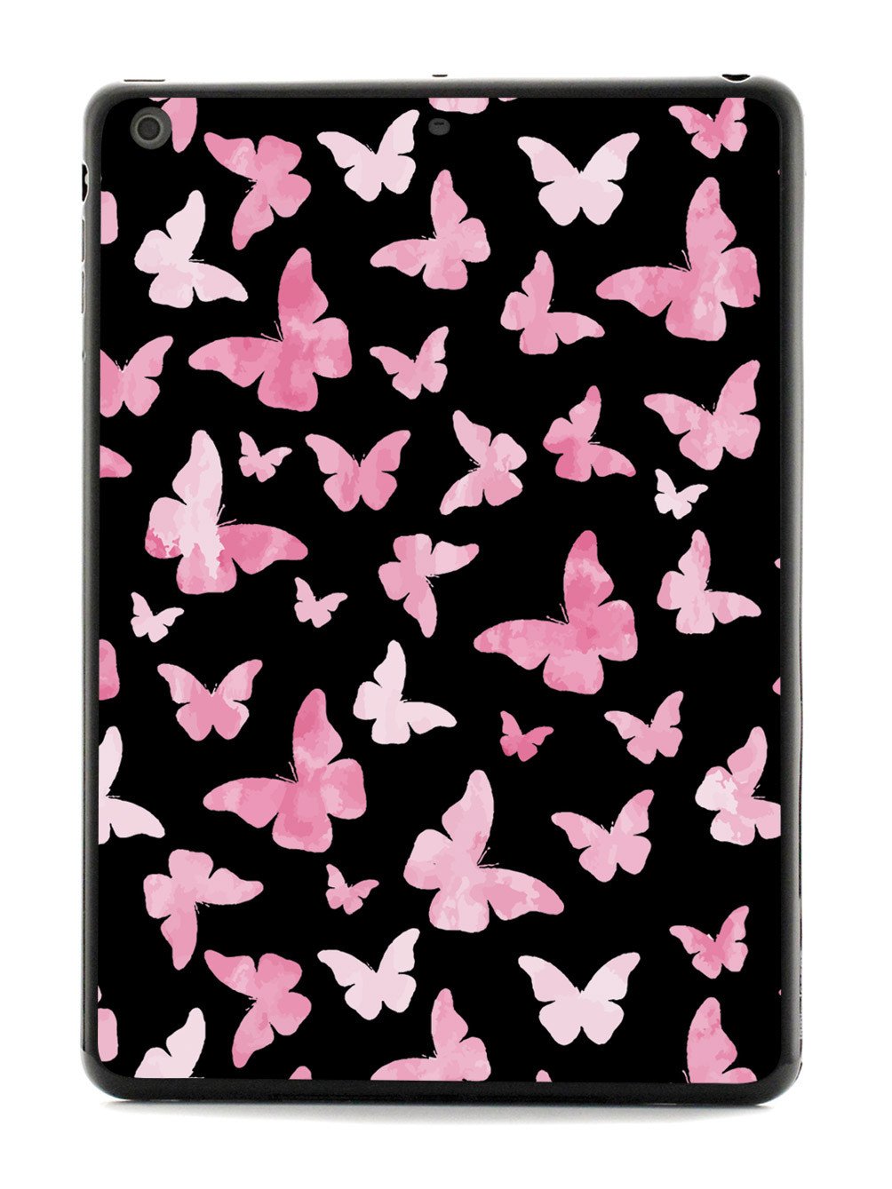 Pink Butterflies - Black Case