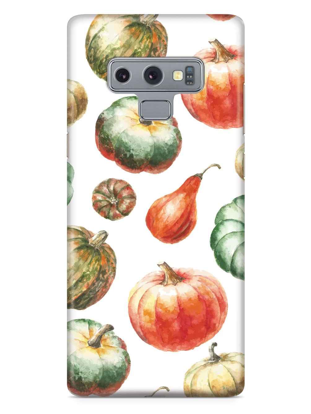 Watercolor Pumpkins - White Case